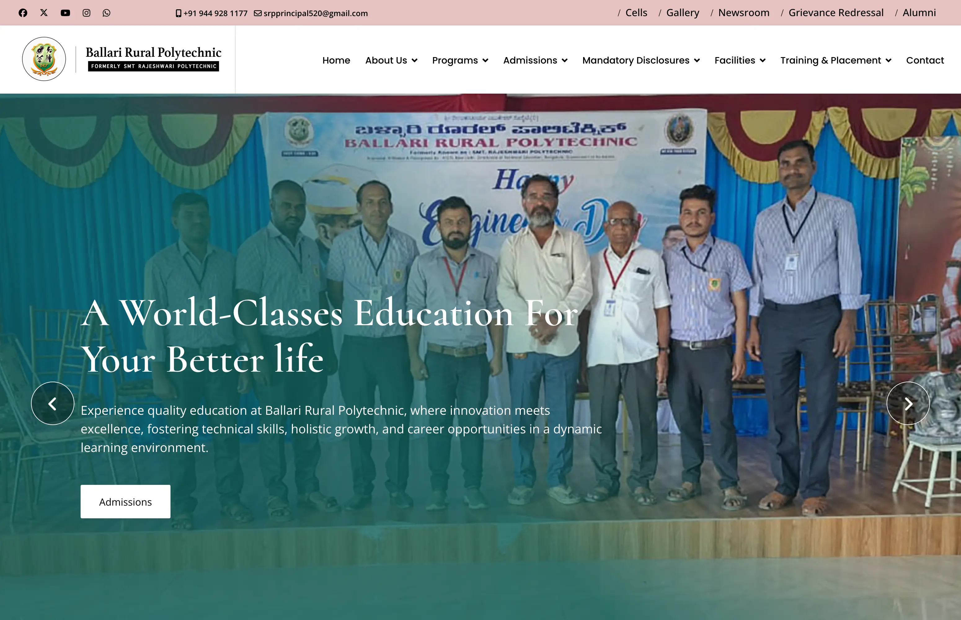BR Polytechnic College Website